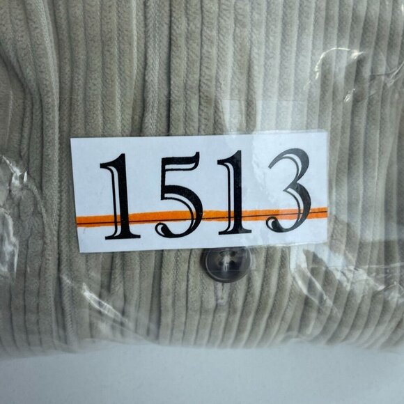 Abercrombie & Fitch Co. Beige Corduroy Button-Up Outdoor M 100% Cotton 1513 - Picture 6 of 7